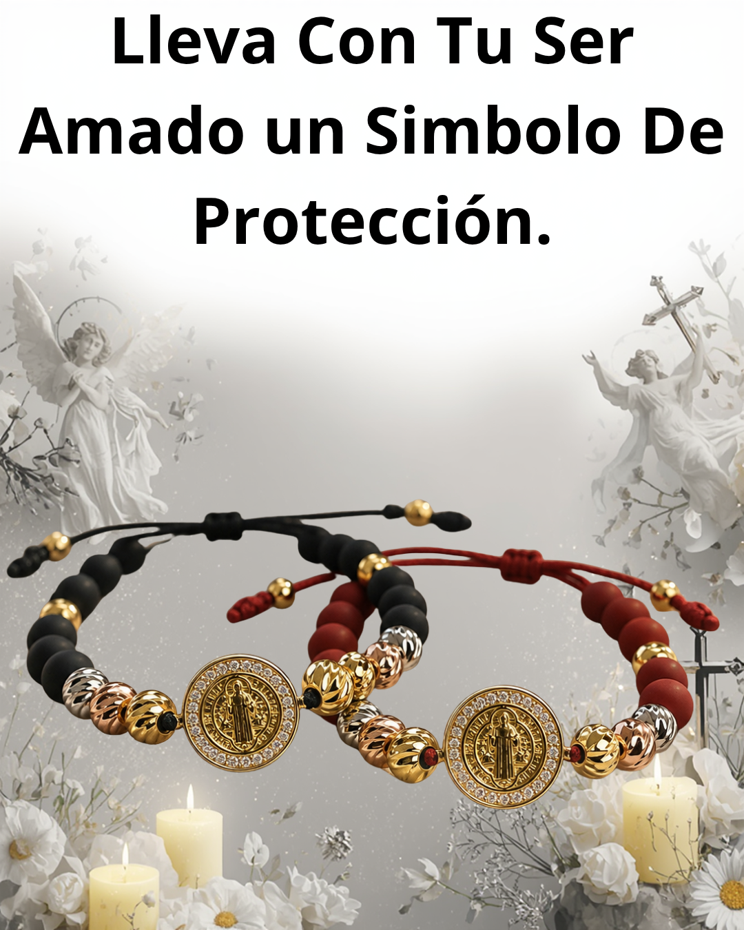 San Benito Dúo Protector — Blinda tu Relación de Envidias y Terceras Personas