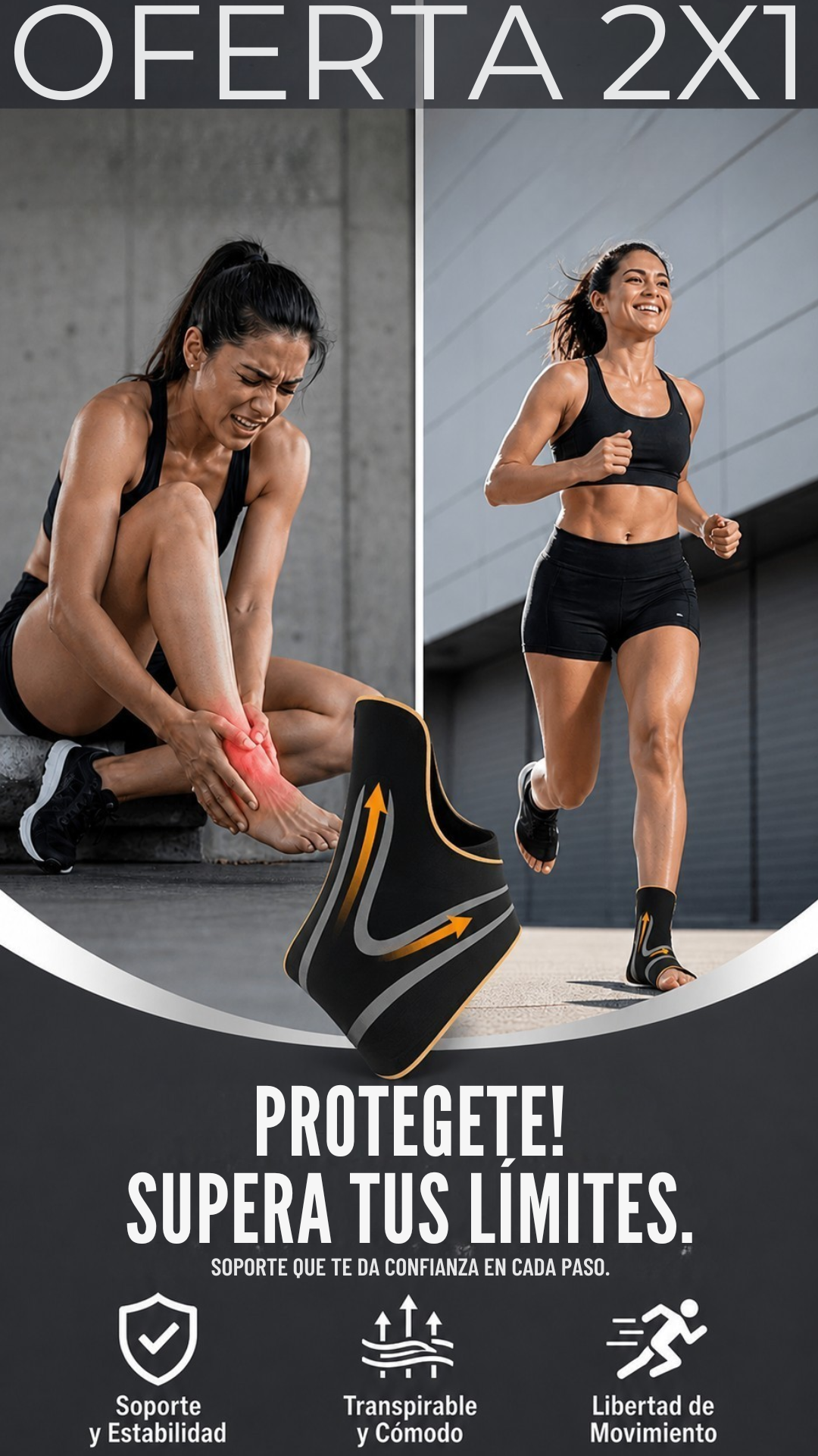 Oferta 2x1 Tobillera de Compresión Pro™ | Vuelve a Caminar, Correr y Entrenar con Confianza