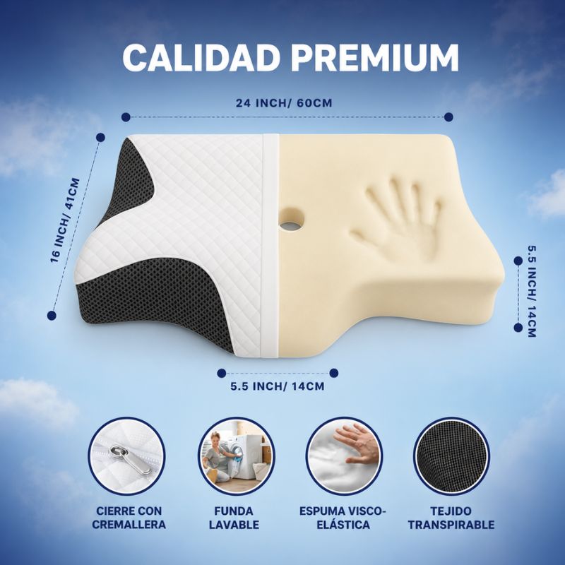 Almohada Ortopedica Japonesa Cero es 3®