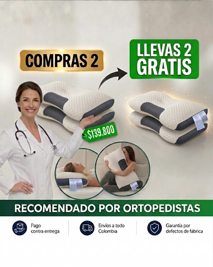 Almohada Cervical Cero es 3® | Despierta Renovado, Descansa Como Nunca