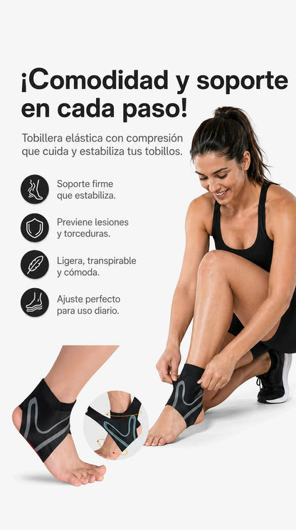 Tobillera de Compresión Pro™ | Vuelve a Caminar, Correr y Entrenar con Confianza