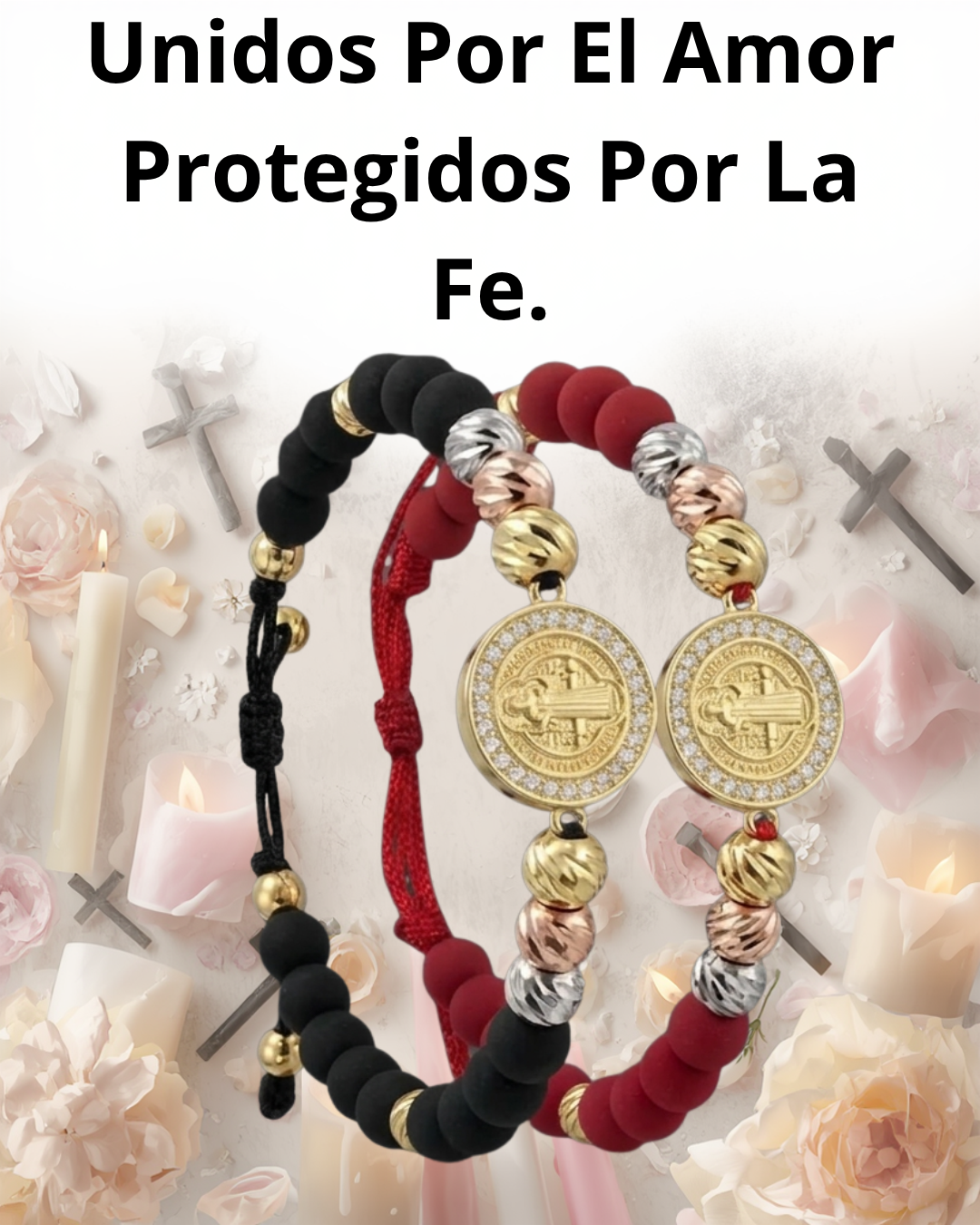 San Benito Dúo Protector — Blinda tu Relación de Envidias y Terceras Personas