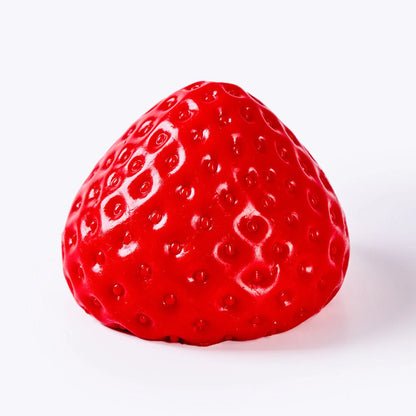Squishy Fresa Extra Grande | Cero es 3® | Felicidad que puedes apretar cuando quieras