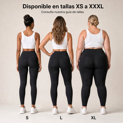 Leggins 2 en 1 Alta Compresión | Leggins y Faja en una Sola Prenda