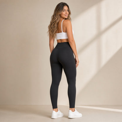 Leggins 2 en 1 Alta Compresión | Leggins y Faja en una Sola Prenda