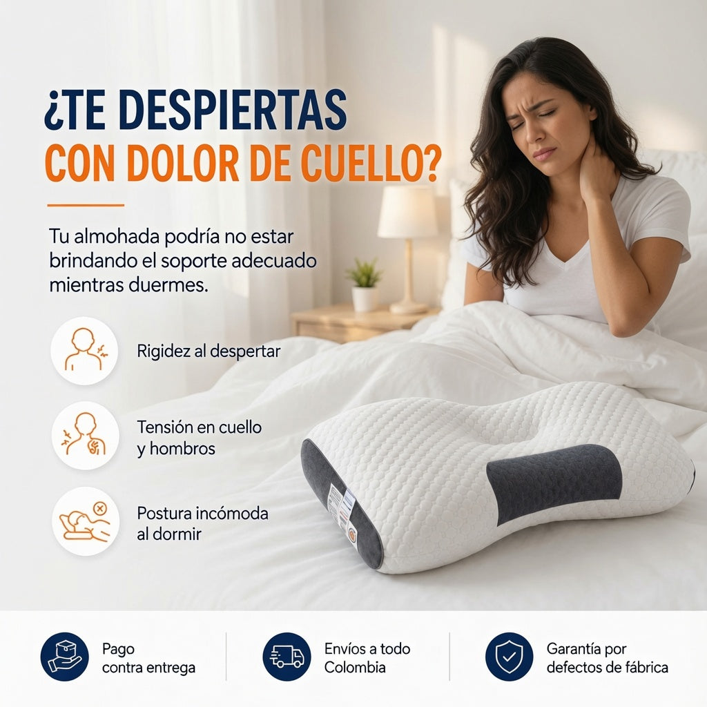 Almohada Ortopédica Cervical Cero es 3® | Despierta Renovado, Descansa Como Nunca