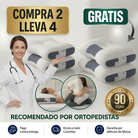Almohada Ortopédica Cervical Cero es 3® | Despierta Renovado, Descansa Como Nunca