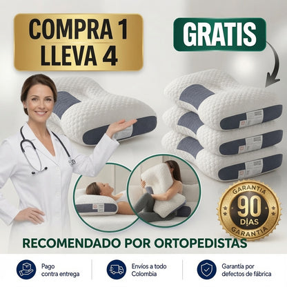 Almohada Ortopédica Cervical Cero es 3® | Despierta Renovado, Descansa Como Nunca
